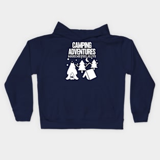 Camping Adventures Camper Gift Kids Hoodie